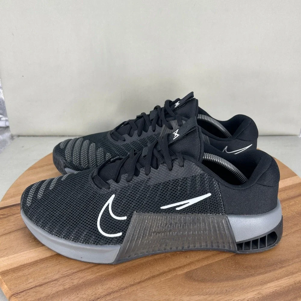 Nike Metcon 9 Team Issued Dallas Stars Mens Black Grey Training Shoes Size 12